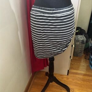 Striped Gray Skirt